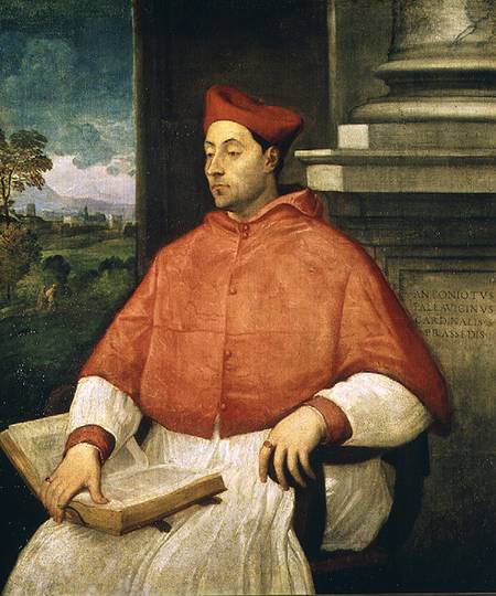 Portrait of Cardinal A. Pallavicini von Sebastiano del Piombo