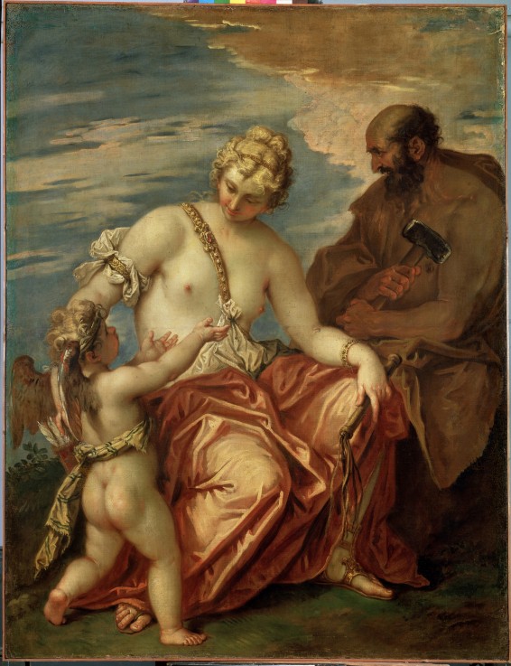 Venus, Vulcanus und Amor von Sebastiano Ricci