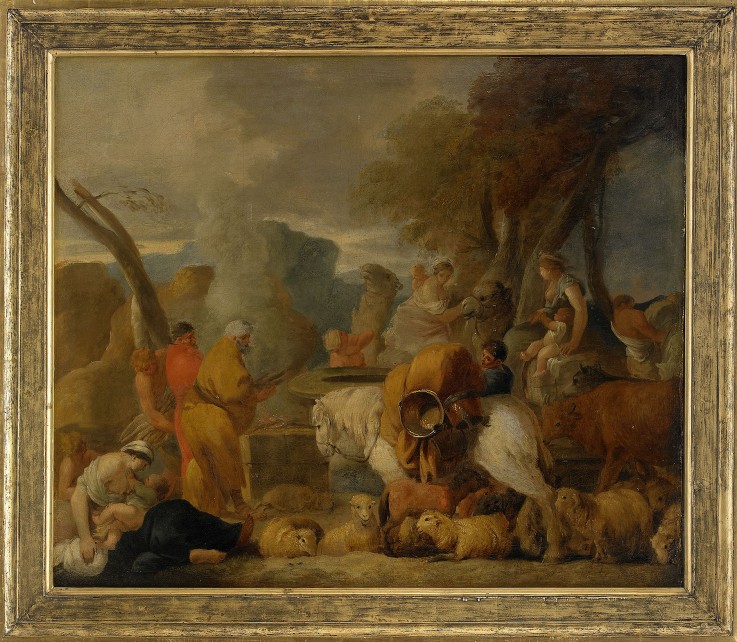 Abraham in Ägypten von Sébastien Bourdon