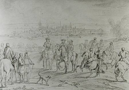 The Siege of Oudenaarde von Sebastien I Le Clerc