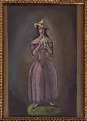 Frau in Violett (Olga Glebowa-Sudeikina)