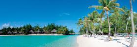 Beautiful beach on Bora Bora