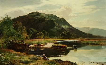Highland Loch Scene von Sidnay Richard Percy