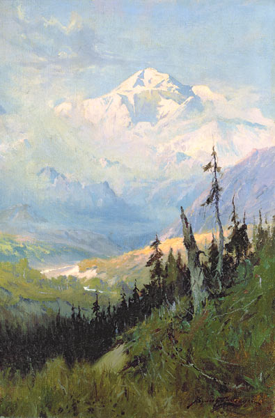 An Autumn Day, Mt. McKinley von Sidney Laurence
