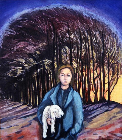 The Lamb, 1999 (w/c on paper)  von Silvia  Pastore
