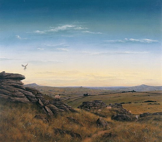 Evening Sky (oil on canvas)  von Simon  Cook