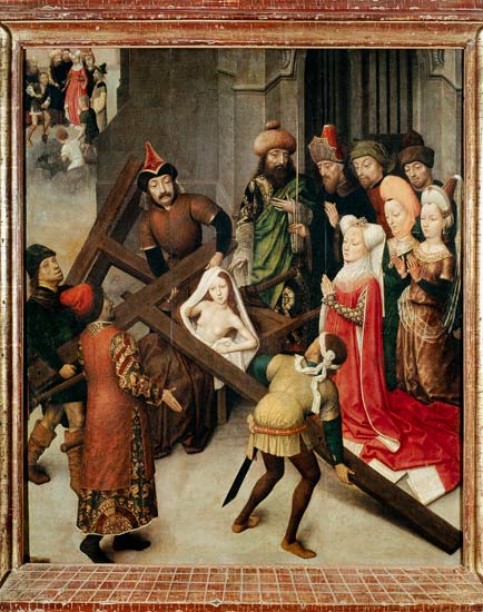 St. Helena and the Miracle of the True Cross von Simon Marmion