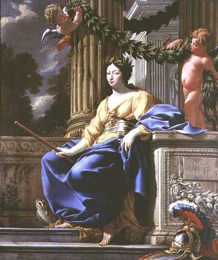 Allegorical portrait of Anne of Austria von Simon Vouet