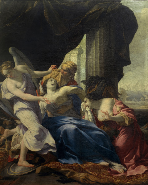 Death of Dido / Simon Vouet / Painting von Simon Vouet
