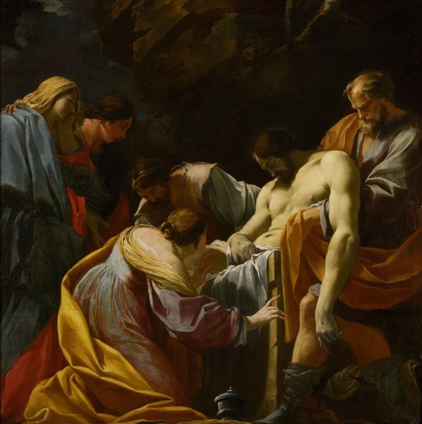 Grablegung Christi von Simon Vouet