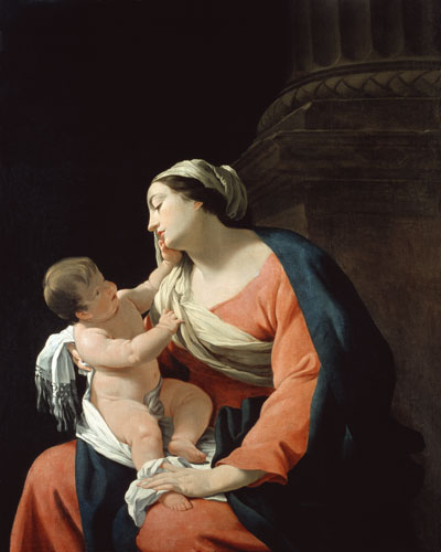 Madonna mit Kind von Simon Vouet