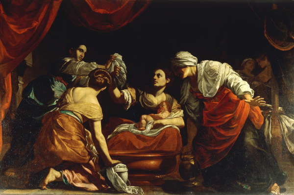S.Vouet / Birth of Mary von Simon Vouet