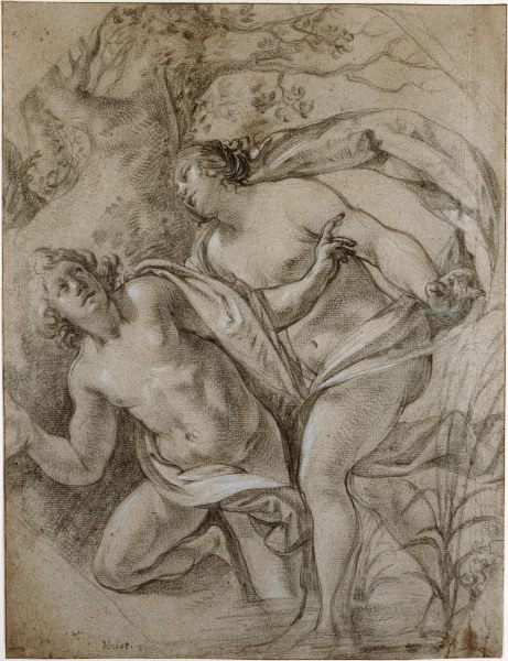 Vouet / Echo and Narcissus / 1640 von Simon Vouet