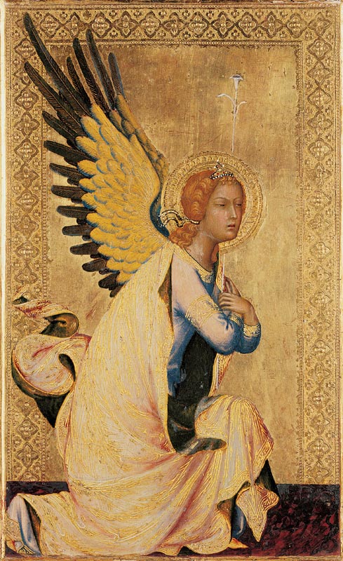Angel Gabriel von Simone Martini