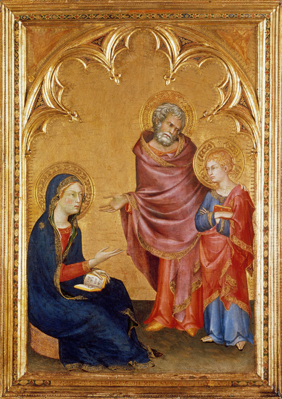 Simone Martini,  12jähiger Jesus im Temp von Simone Martini