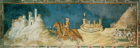 Guidoriccio da Fogliano von Simone Martini