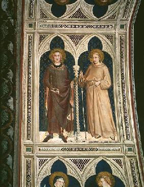 Die Heiligen Ludwig IX. und Ludwig von Toulouse 1320