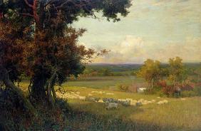 The Golden Valley (oil on canvas) 16th