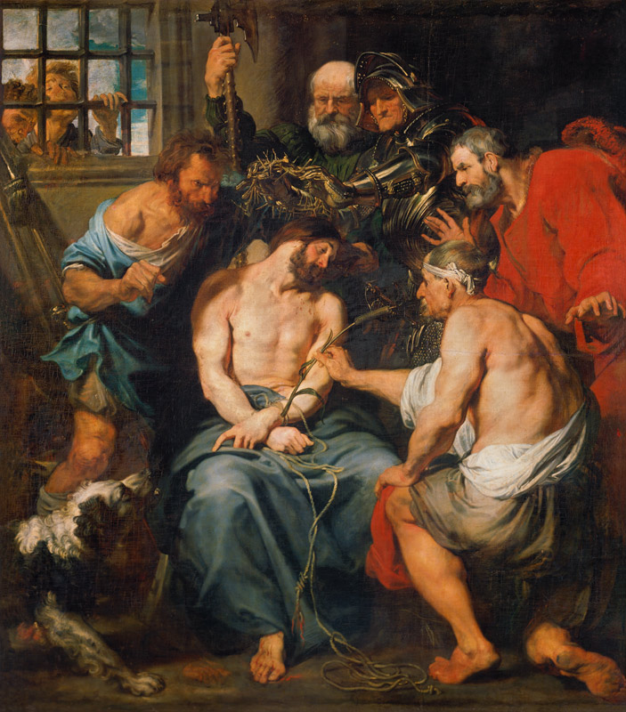 Die Dornenkrönung Christi. von Sir Anthonis van Dyck