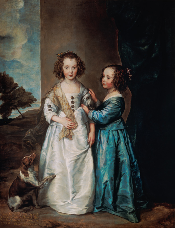 Porträt Elizabeth und Philadelphia Wharton von Sir Anthonis van Dyck