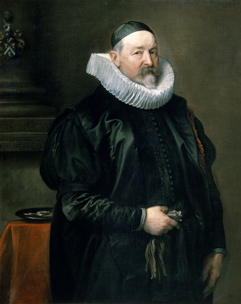 Portrait of Adriaen Stevens von Sir Anthonis van Dyck