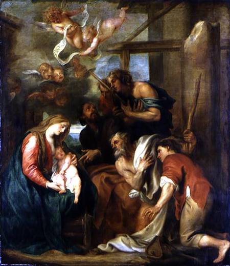 Adoration of the Shepherds von Sir Anthonis van Dyck