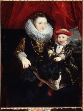 Bildnis einer jungen Dame mit dem Kind