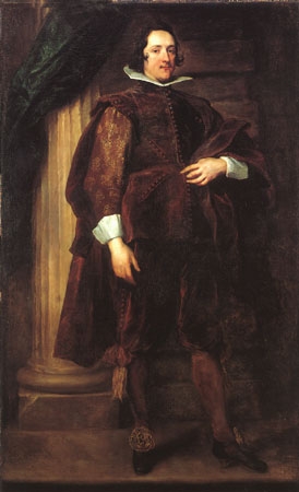 Bildnis eines italienischen Edelmannes von Sir Anthonis van Dyck