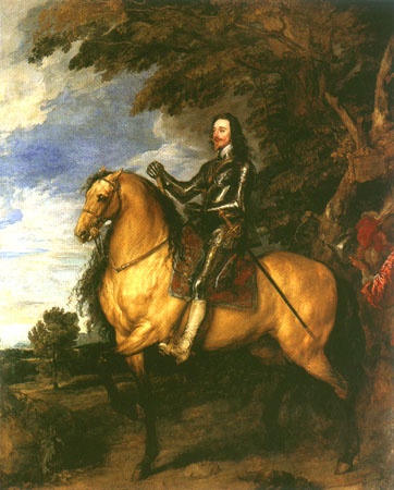 Charles l. zu Pferde von Sir Anthonis van Dyck