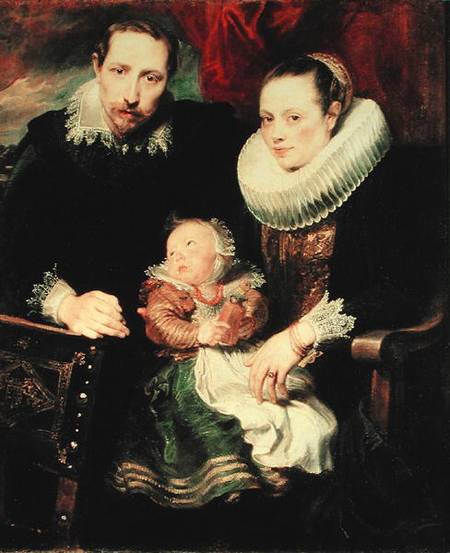A Family Portrait von Sir Anthonis van Dyck