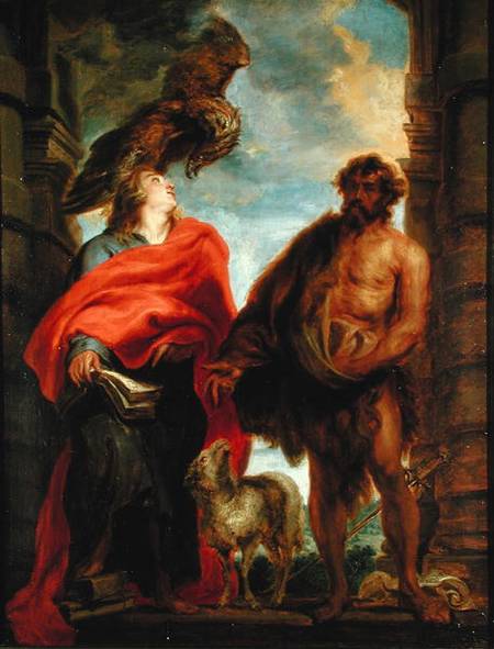 St. John the Baptist and St. John the Evangelist von Sir Anthonis van Dyck