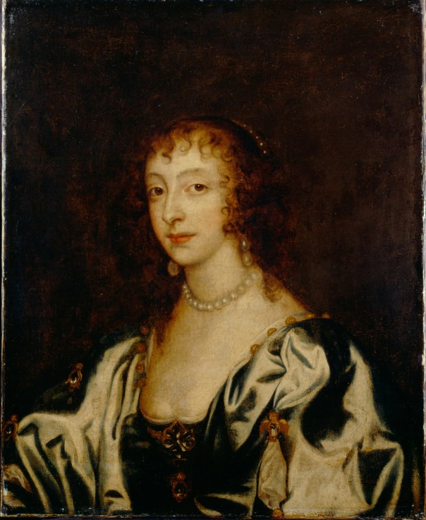 Porträt der Königin Henrietta Maria von Frankreich (1609-1669) von Sir Anthonis van Dyck
