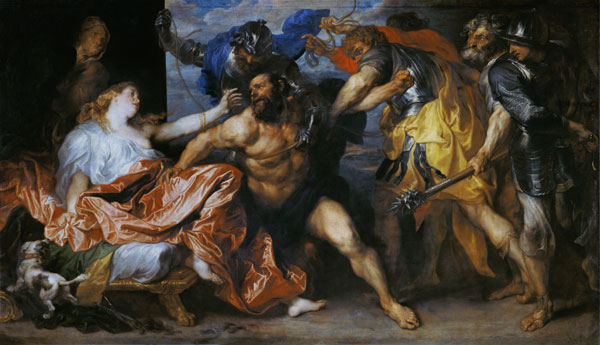 Samson und Delila von Sir Anthonis van Dyck