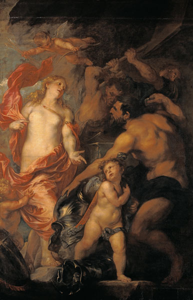 Venus asking Vulcan for the Armour of Aeneas von Sir Anthonis van Dyck