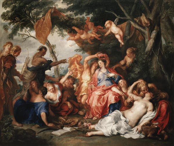 Amarillys und Mirtillo von Sir Anthony van Dyck