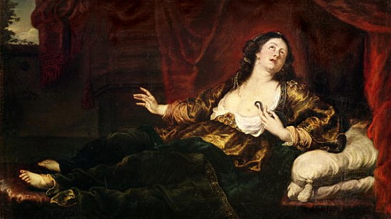 Death of Cleopatra VII (69-30 BC) von Sir Anthony van Dyck