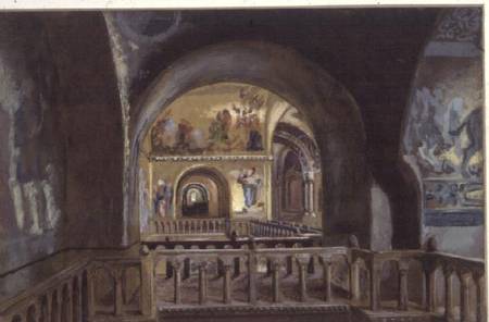 A View from a Gallery in St.Mark's Basilica, Venice von Sir Caspar Purdon Clarke