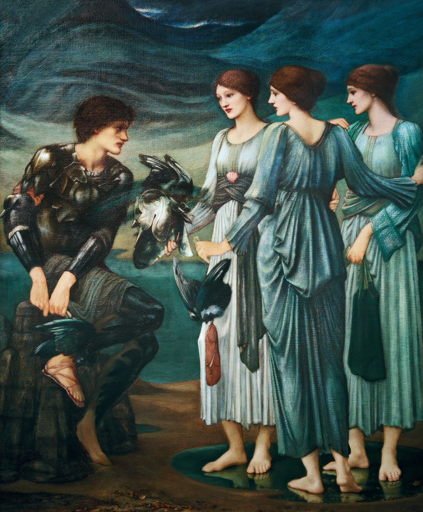 Perseus und die Meernymphen von Sir Edward Burne-Jones