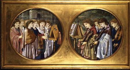 Choristers and Musicians von Sir Edward Burne-Jones