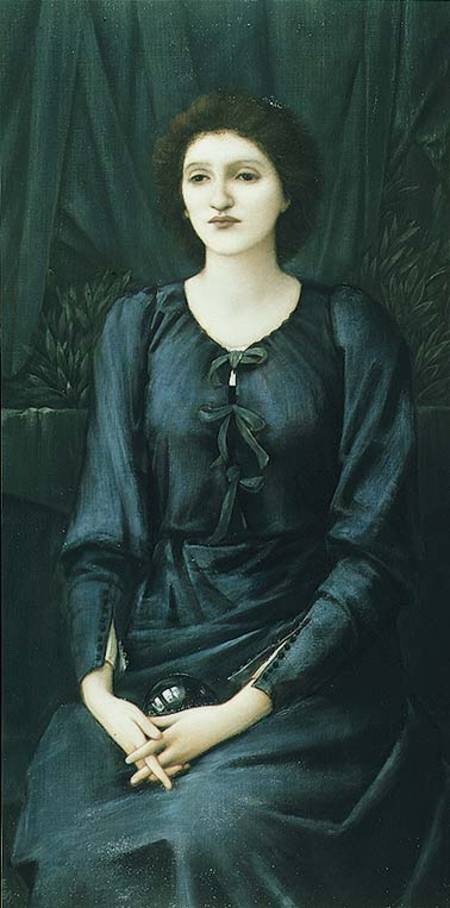 Portrait of La Baronne Madeleine Desandes von Sir Edward Burne-Jones
