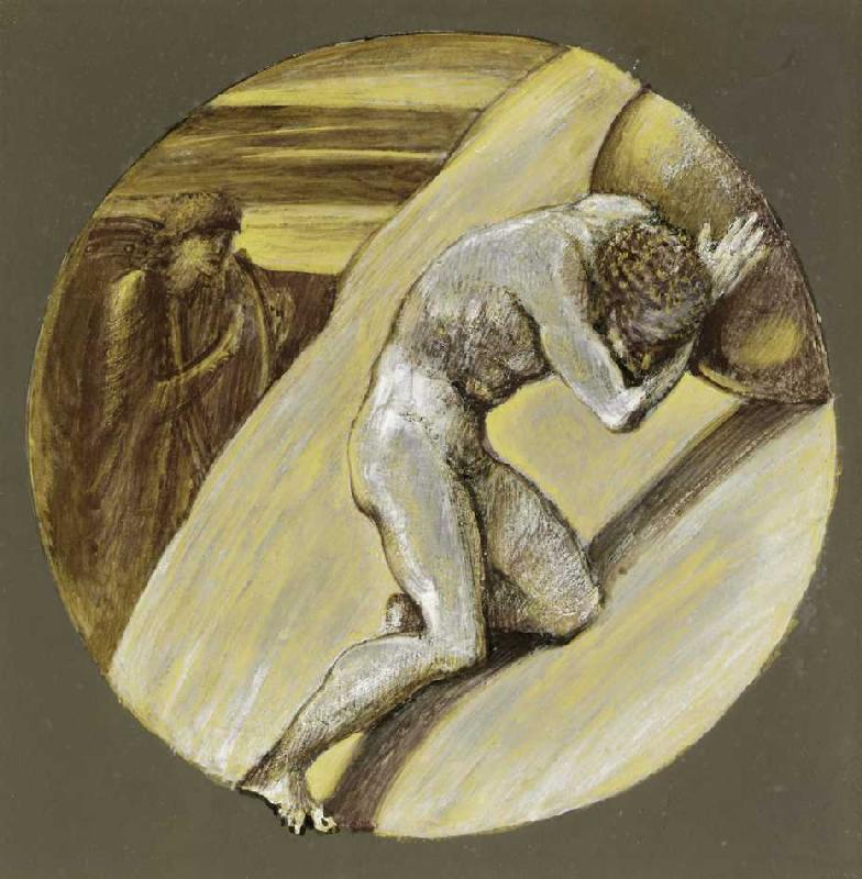 Sisyphus. von Sir Edward Burne-Jones