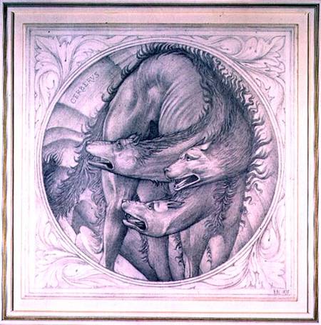 The Story of Orpheus: Cerberus von Sir Edward Burne-Jones