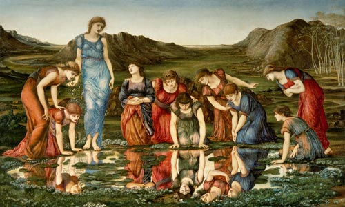 Der Spiegel der Venus von Sir Edward Burne-Jones