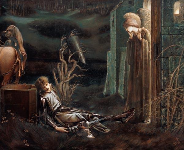 The Dream of Sir Lancelot at the Chapel of the Holy Grail 1896