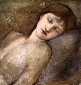 Study for the Sleeping Princess in 'The Briar Rose' Series c.1881