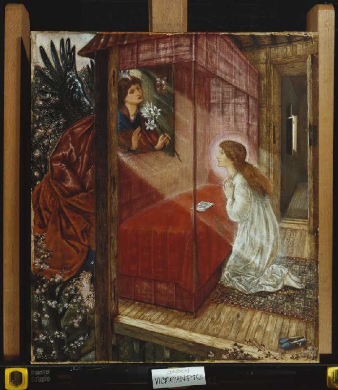 Die Verkündigung Mariae (oder: Die Blume Gottes) von Sir Edward Burne-Jones