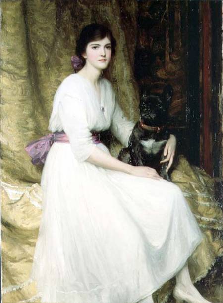 Portrait of Miss Dorothy Dicksee von Sir Frank Dicksee