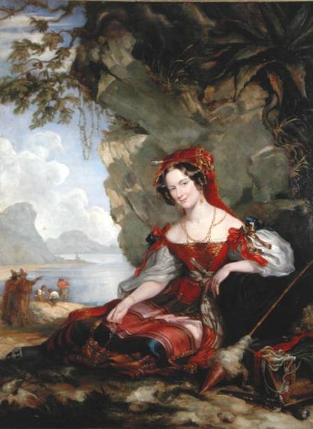 Lady Montague as a Gypsy von Sir George Hayter