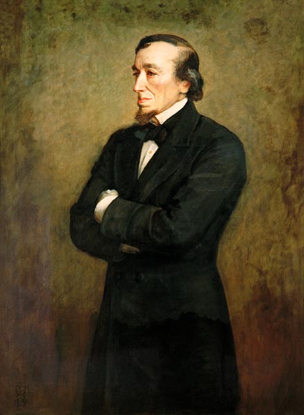 Portrait of Benjamin Disraeli (1804-1881) Earl of Beaconsfield von Sir John Everett Millais