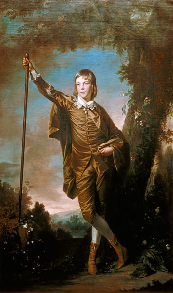 Der Knabe in Braun von Sir Joshua Reynolds